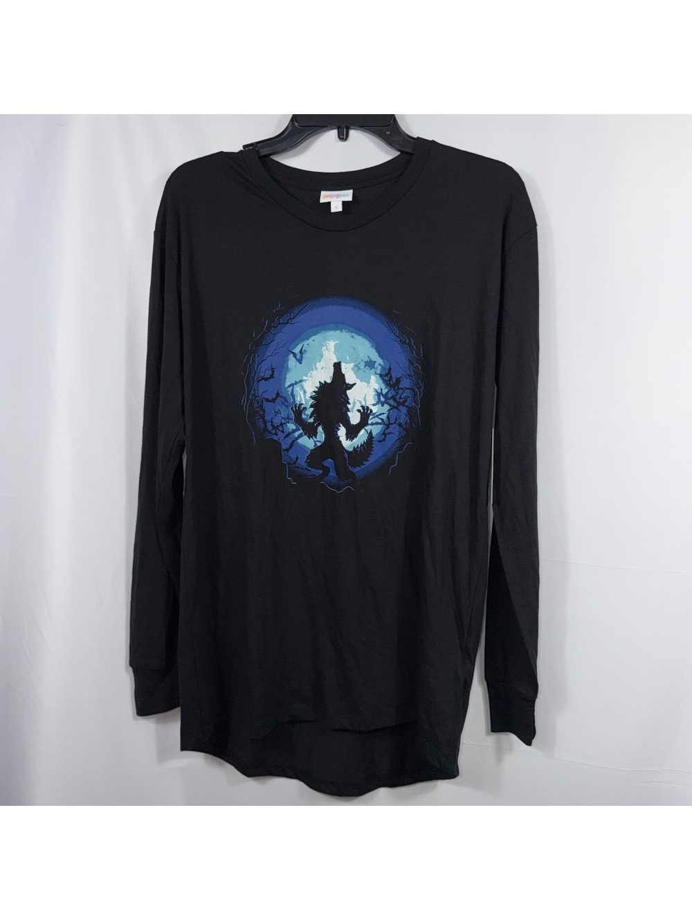 LuLaRoe Hudson Werewolf Moon Shirt Mens Small NWT